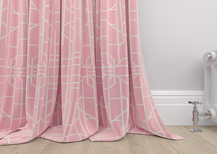 Bamboo Brights, Pink - Made To Measure Curtains - Image 6
